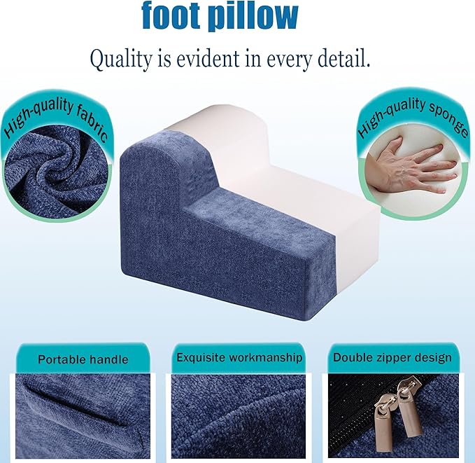 Foot Rest for Under Desk At Work.Ergonomic Foot Rest for Under Desk At Work,Rest for Under Desk Office & Home,Footstool Leg Elevation