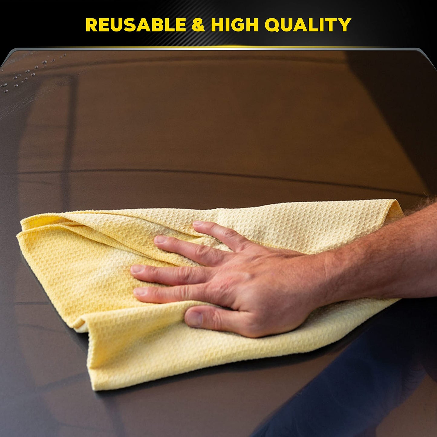 Meguiar's Microfiber Towel, Water Magnet, 2 Pack | Car Drying | Super Absorbent | Scratch-Free