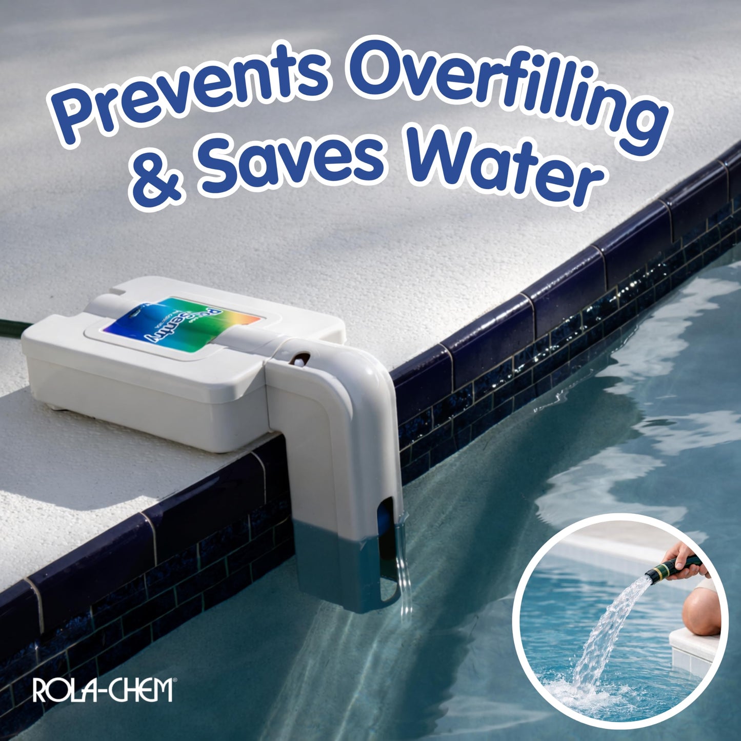 New Rola‑Chem Pool Sentry M‑3000 Automatic Pool Filler – Automatic Water Leveler for Inground & Above‑Ground Pools, Ponds & Spas – Auto Pool Filler with Adjustable Float Valve