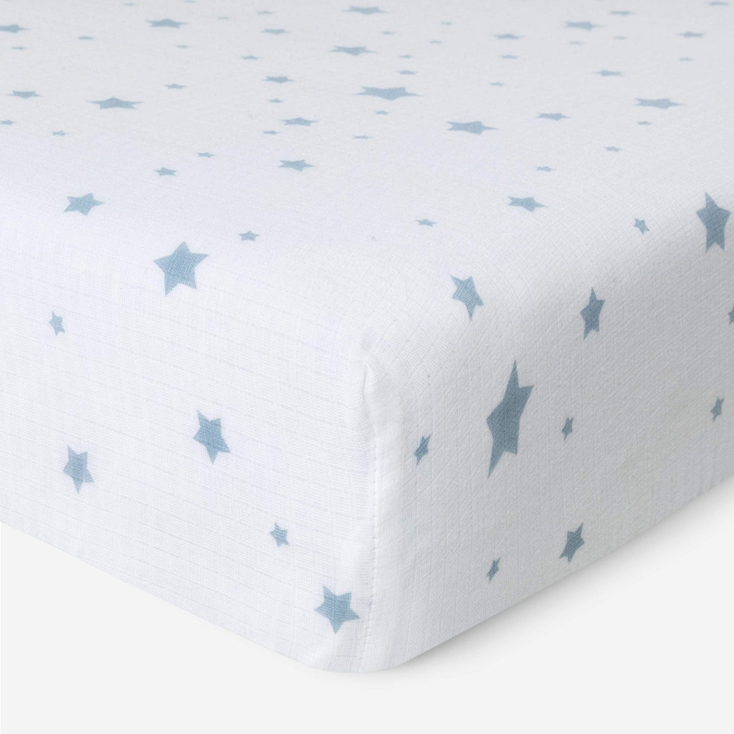 Newton Baby Fitted Crib Sheet (2-Pack) - Ultra Breathable and Soft, Organic Cotton, Fits All Standard Cribs, White Stardust