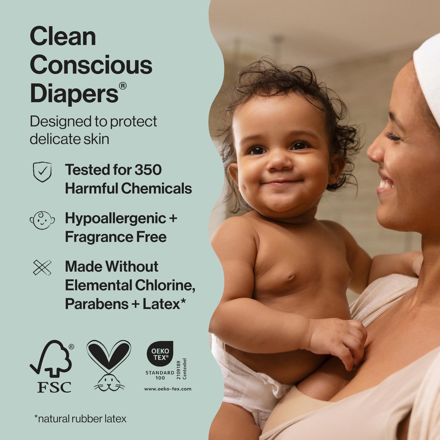 The Honest Company Comfort Dry Diapers, Hypoallergenic, Fragrance-Free, Sensitive Skin, Wingin' It + Catching Rainbows, Super Club Box Size 5 (27+ lbs), 84 Count