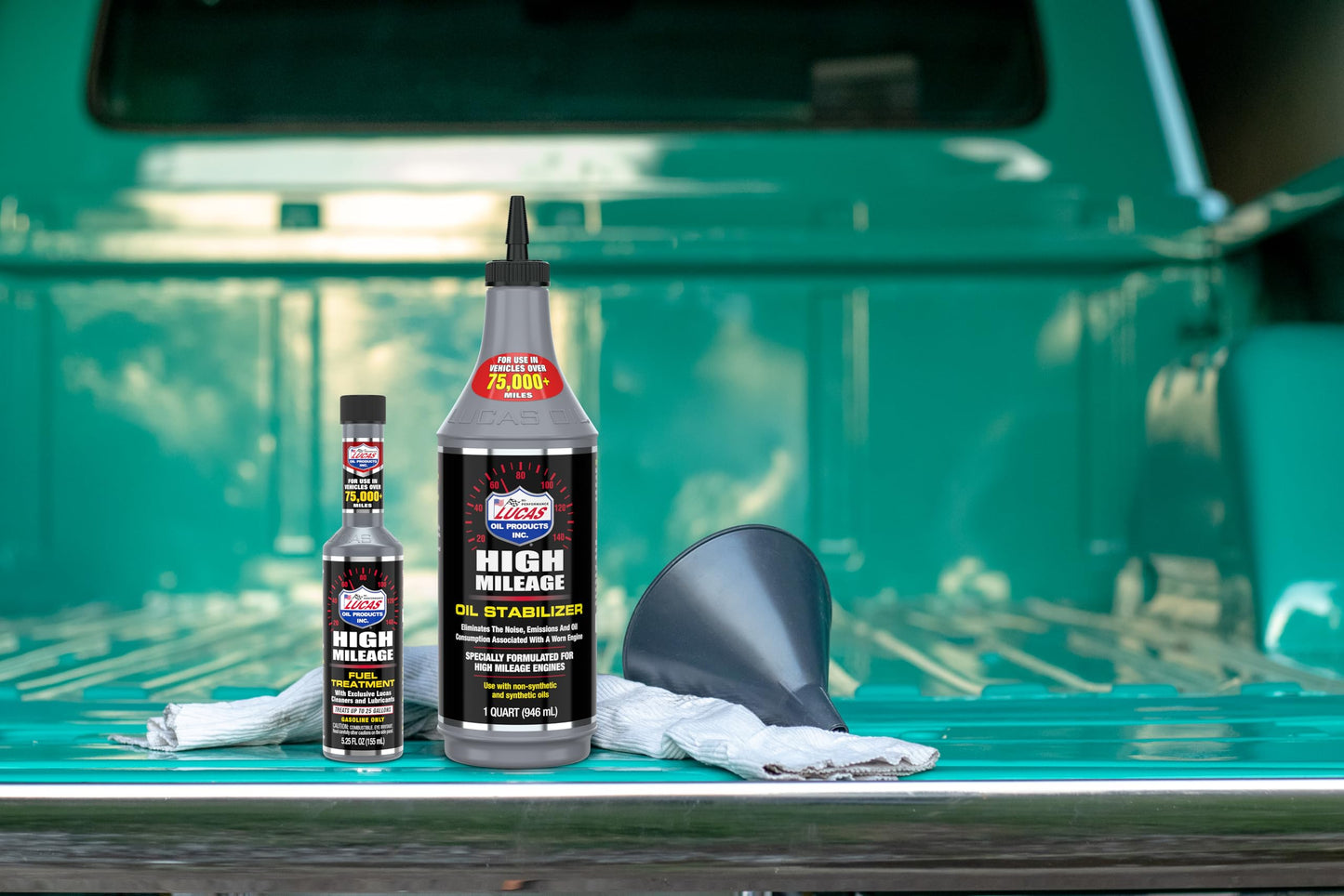 Lucas Oil 10118 High Mileage Oil Stabilizer - 1 Quart