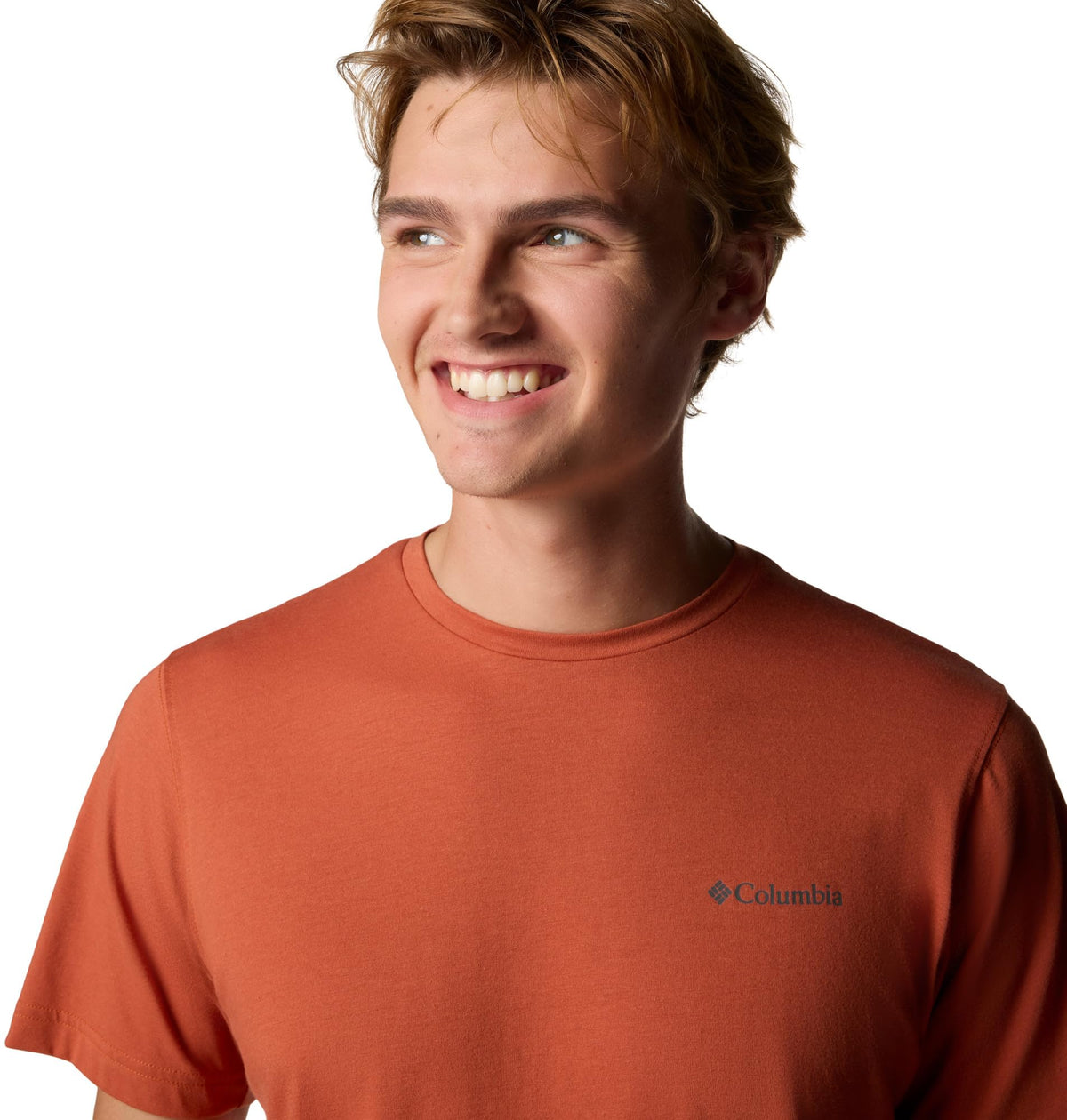 Columbia Mens Thistletown Hills Short Sleeve T-Shirt, Tuscan Heather, XX-Large