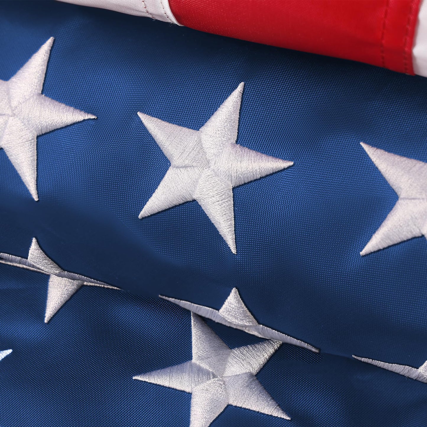 American Flags 5x8 Outdoor Use,Non Fading American Flags for Outside,American Flag Outdoor Heavy Duty, American Flag Longest Lasting,US Flag Embroidered Stars, Brass Grommets Sewn Stripes