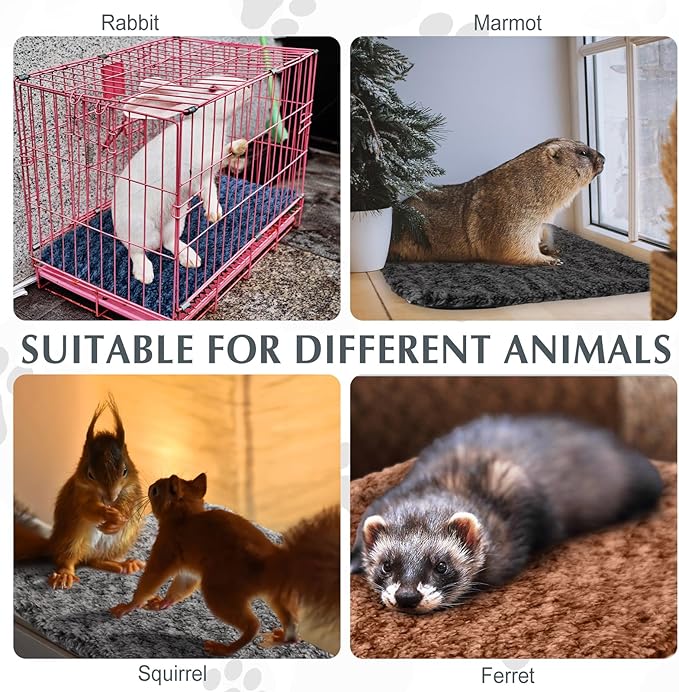 4 Pack Self Warming Cat Pads Self Heating Cat Mat Washable Homeless Dogs Thermal Pads Kennel Pad Reflects Body Heat Warm Crate Bed Mat for Indoor Outdoor Pet(Mixed Colors,18 x 24 Inch)