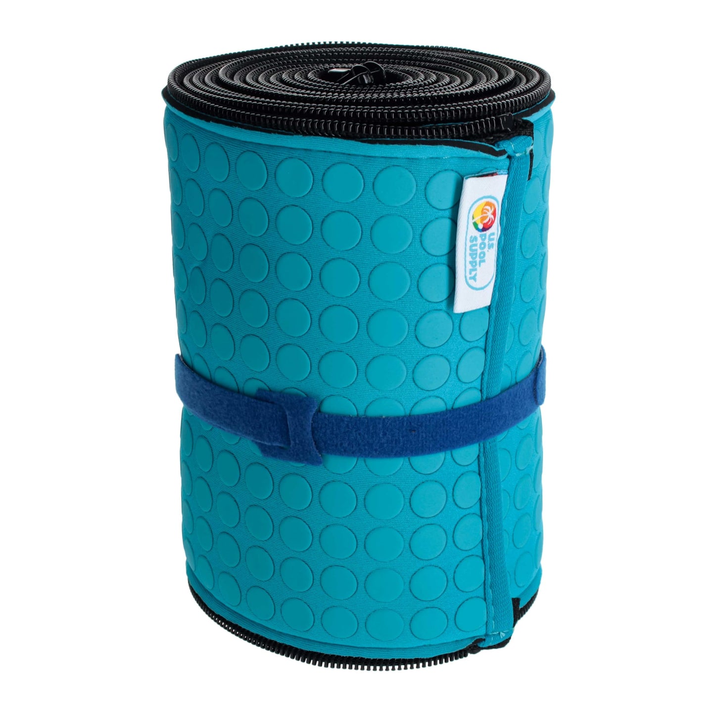 U.S. Pool Supply 8-Foot Pool Handrail Cover with Zipper - Pool Railing Cover with Non-Slip Safety Grip Sleeve, Inground Ladder Handle - Neoprene Teal Hand Rail, Heat Protection for Safe Entry and Exit