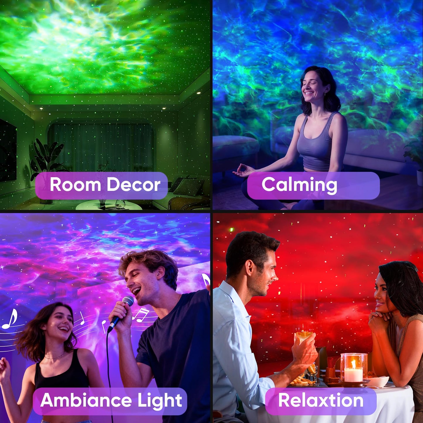Star Projector Galaxy Night Light Projector,Astronaut Space Projector Starry Nebula Ceiling LED Lamp Light Projector Show for Party Bedroom Gaming Room Decor Aesthetic,Girls Boys Christmas Gift (Pink)