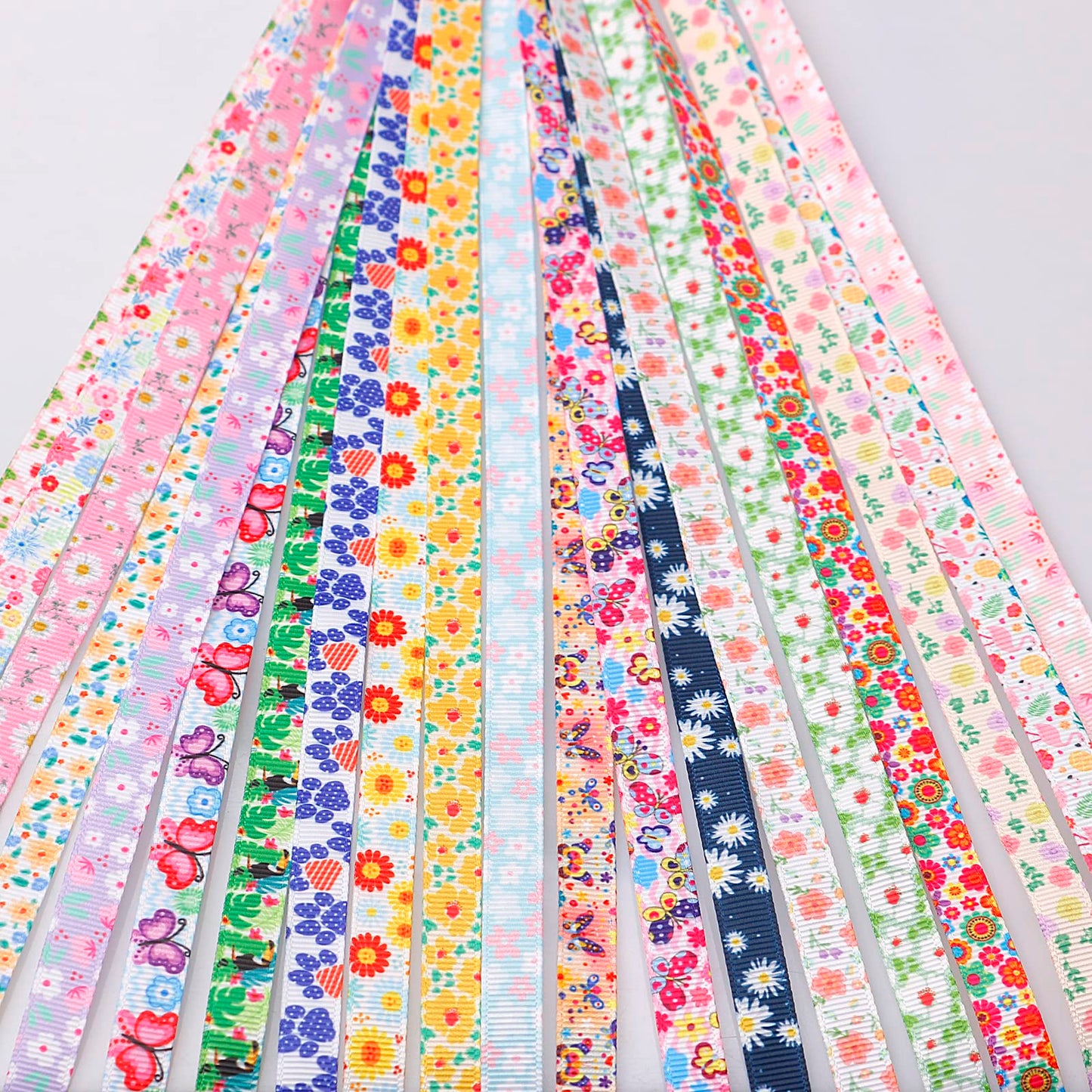 QingHan 3/8" Grosgrain Ribbon for Gifts Wrapping Crafts Boutique Fabric Ribbon 160yd (80x2yd)