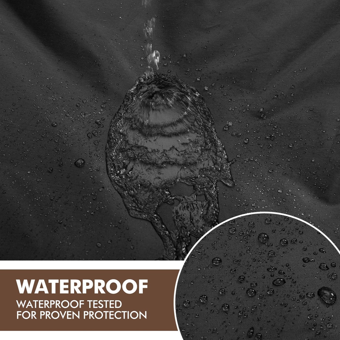 Mindsoft 9 ft Round Stock Tank Pool Cover 210d Oxford Cloth Protector for Above Ground Pools, Summer Pool Hot Tub Cover Heavy Duty Waterproof Dustproof Windproof with Accessories