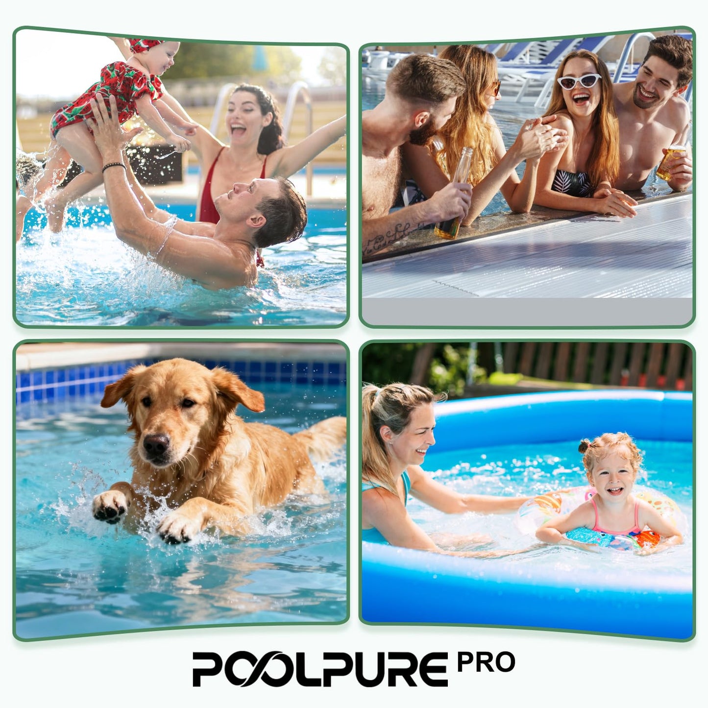 POOLPURE FC-2402 Eco Hot Tub Spa Filter, PLA Biodegradable Material, Replacement for Watkins 303279, PFF42TC-P4, 5CH-37, 78460, FC-2402, Free Flow and Lifesmart Hot Tub Filter, 2 Pack