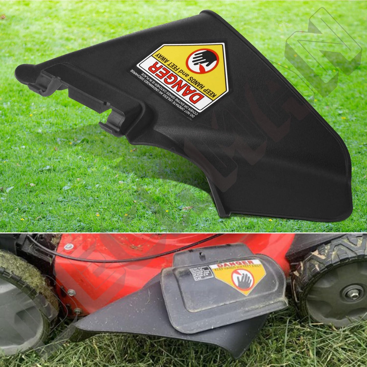 Lawn Mower 731-07486 Side Discharge Chute for Most 21" Hand Pushed Lawn Mower Compatible with Craftsman Columbia Huskee Troy Bilt Yard-Man MTD TB110, TB130, TB220, TB230 & 11A, 12A Series Mowers