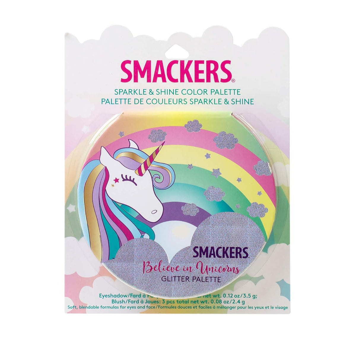 Lip Smacker Sparkle & Shine Eyeshadow Palette, Mermaid & Unicorn Palette | Christmas Make Up Collection