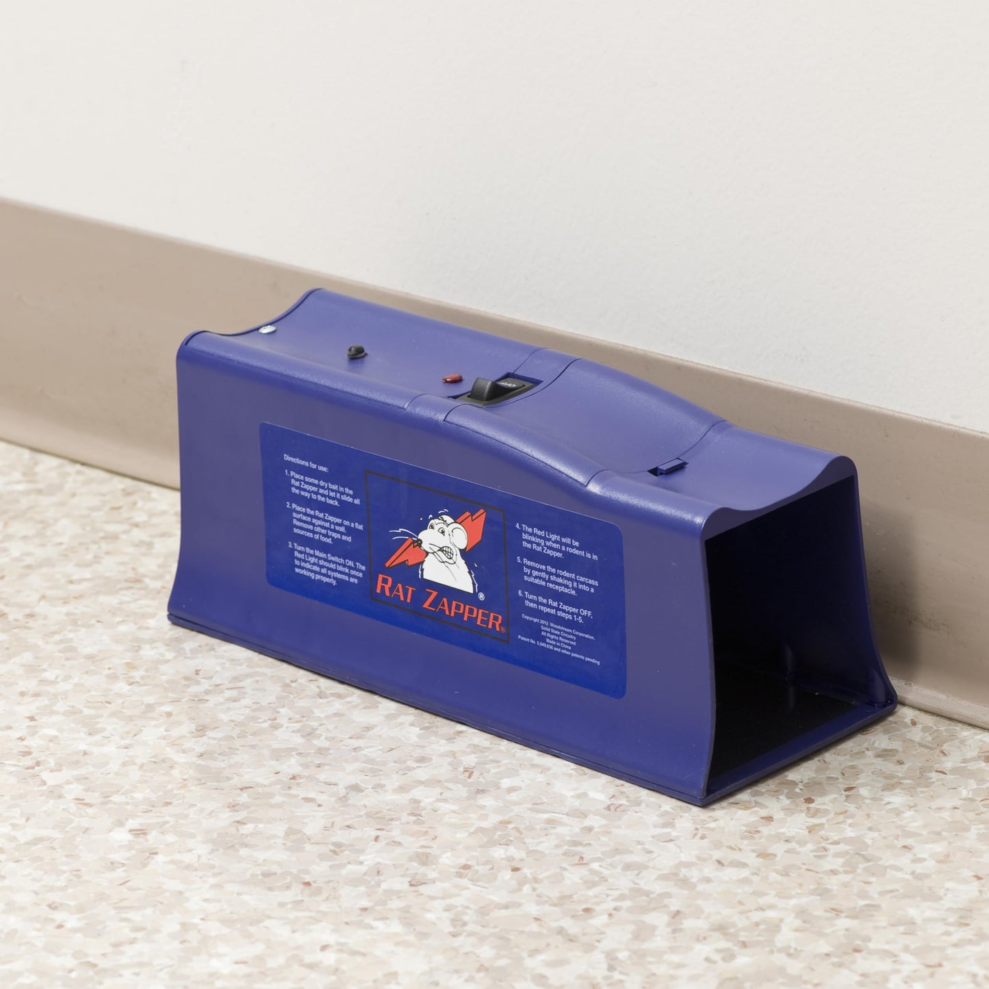 Victor Rat Zapper Classic Indoor Electronic Mouse and Rat Trap - 1 Electric Trap - RZC001-4 - Kill Up To 20 Rats - Easy to Use - LED Light Catch Alerts - Humanely Kill Mice and Rats - No See, No Touch