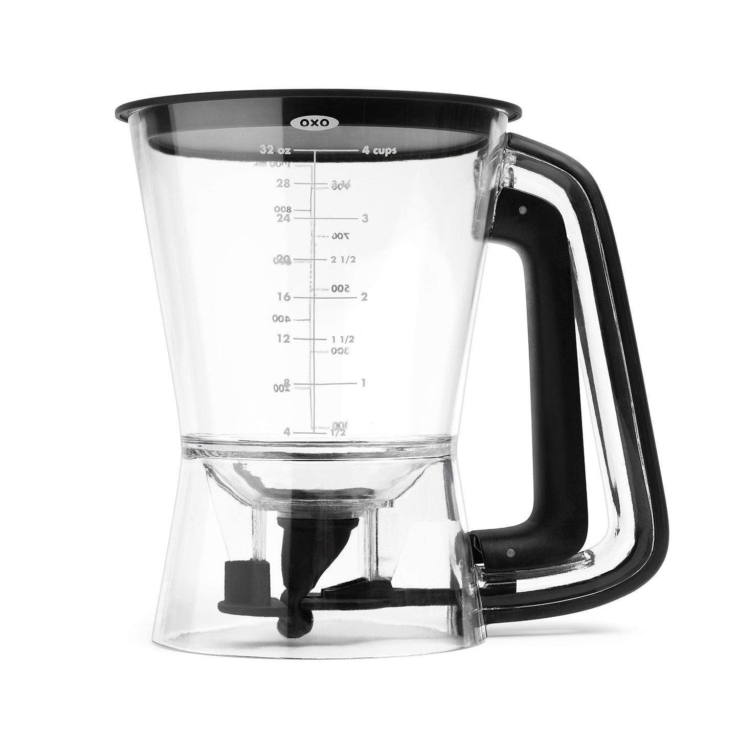 OXO Good Grips Precision Batter Dispenser & Good Grips 2QT Batter Mixing Bowl, White