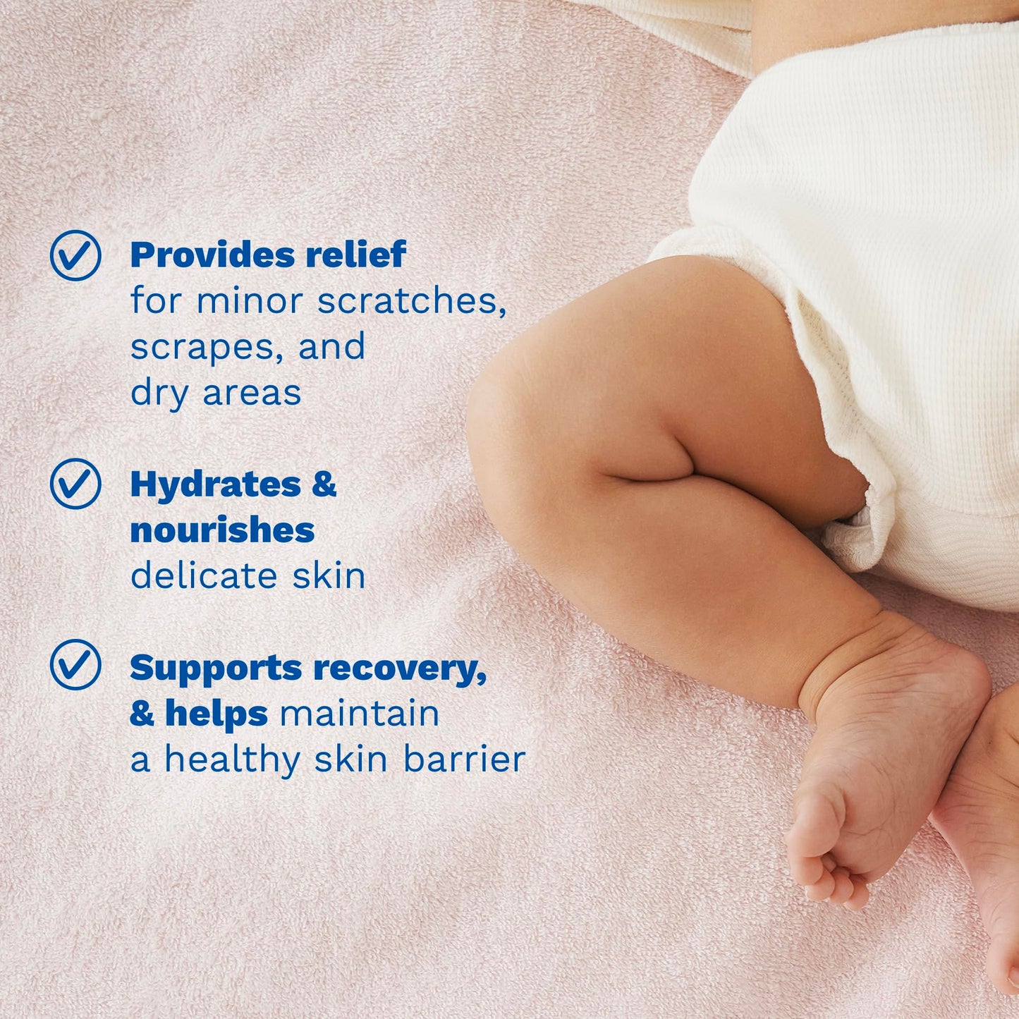 Mustela Cicastela Moisture Recovery Cream - Multipurpose Baby Ointment for Skin Discomfort - with Natural Avocado & Hyaluronic Acid - Fragrance-Free - 1.35 fl. Oz