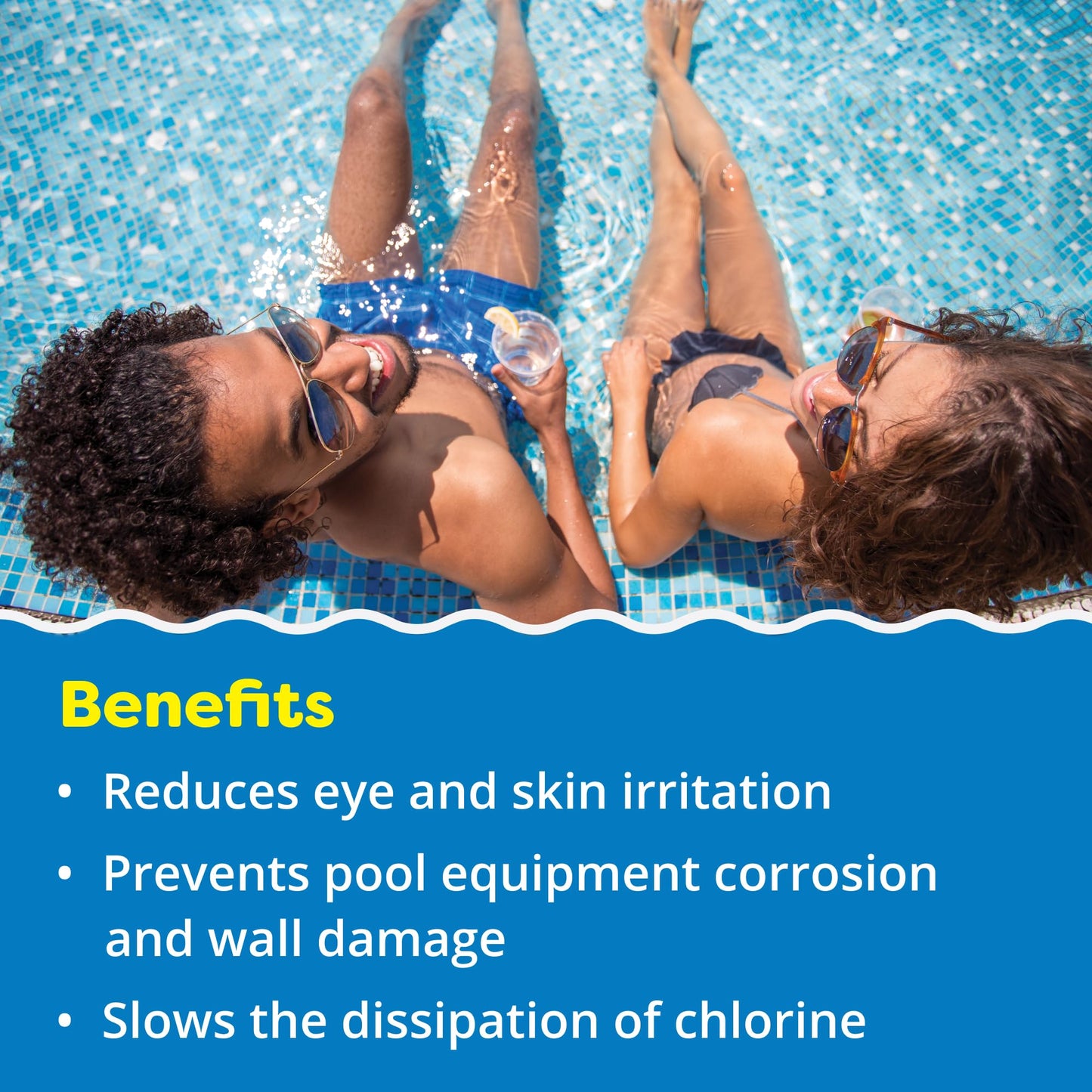 In The Swim pH Increaser for Pools - Granular 100% Sodium Carbonate (Soda Ash) to Raise pH Up - 45 Pounds