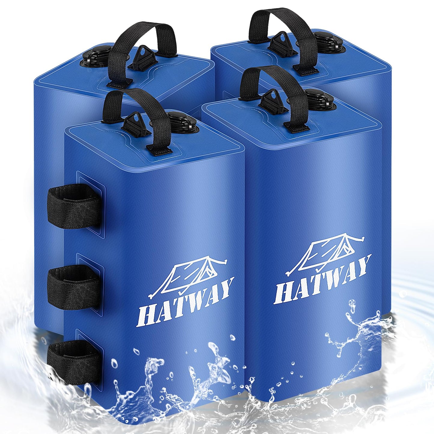 Hatway Canopy Water Weight Bag,88 LBS Water Tent Weights Set of 4 Leg Weights for Pop Up Canopy,Gazebo,Canopies,Tent-4 * 10L-Blue