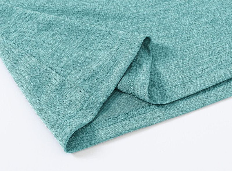 TBMPOY Womens UPF 50+ Sun Protection Hoodie Shirt Long Sleeve Fishing Hiking Outdoor UV Shirt Lightweight Light Cyan L