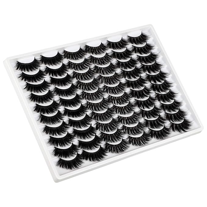 5D 20mm Lashes Faux Mink Eyelashes Fluffy Dramatic False Lashes Wholesale Pack