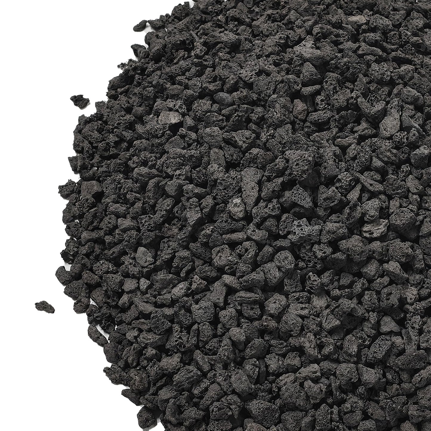 Rahato 5lbs Small Lava Rocks for Plants Drainage, 1/5 Inch Black Gravel Mulch for House Plants, Succulent Rocks Pebbles for Planters,Cactus, Bonsai Tree, Pure Volcanic Rocks, Top-Dressing
