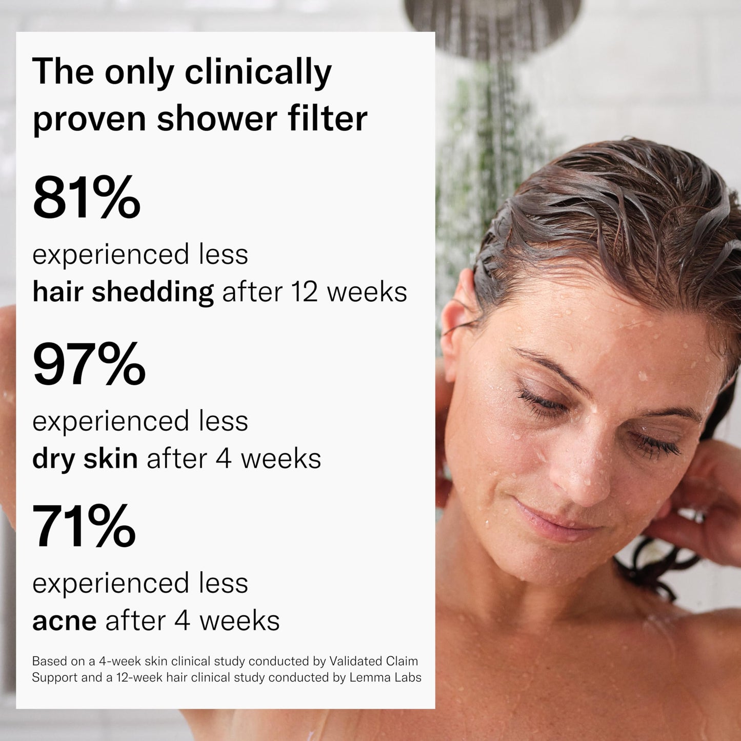 The Jolie Filtered SHOWERHEAD with Shower Water Filter System- High Pressure Showerhead, Hair and Skincare Accessory to Improve Beauty and Personal Care Routine (New Brushed Steel)