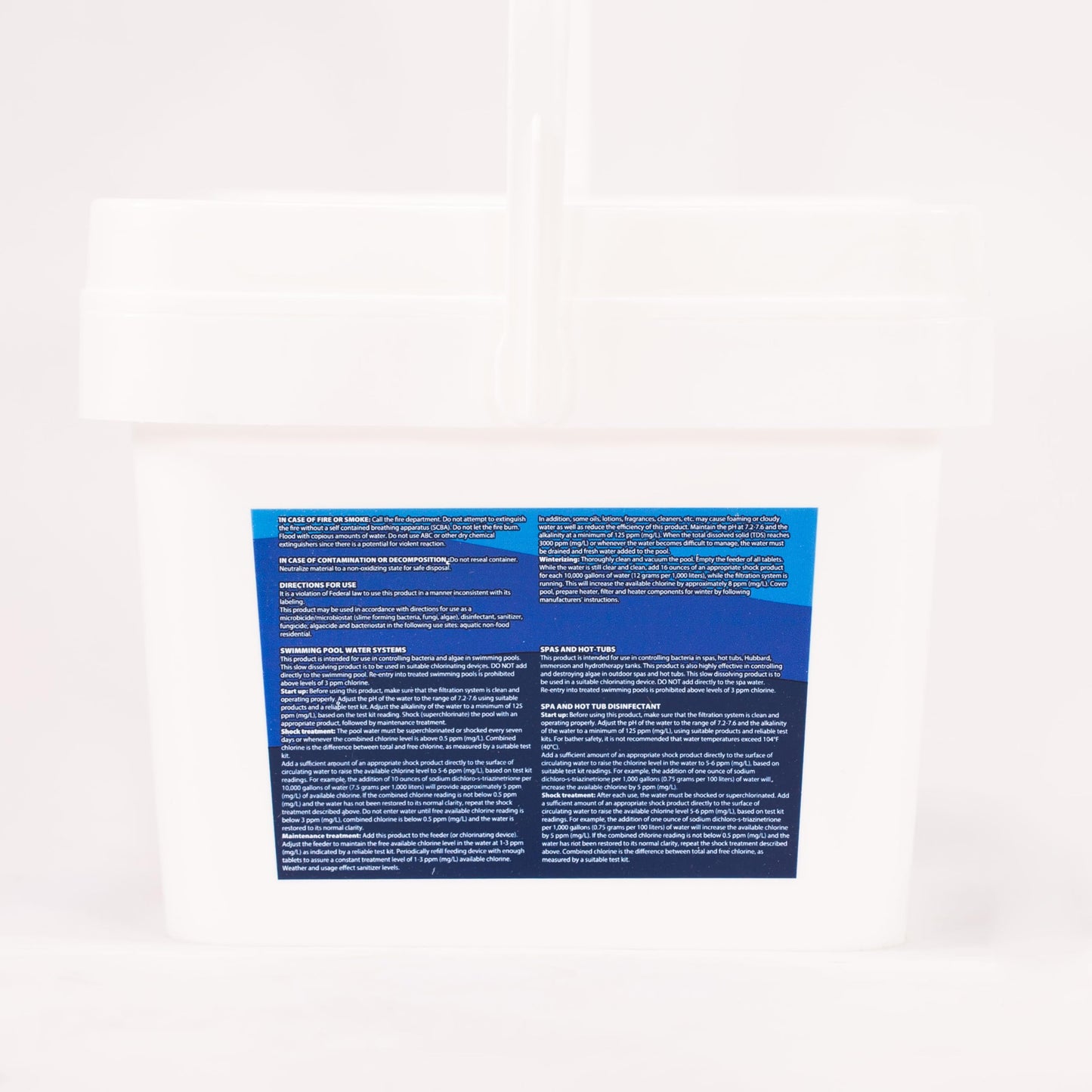 Xtremeclear 2-Pack 3" Swimming Pool Chlorine Tablets | Pro-Grade Pool Sanitizer Long Lasting & Slow Dissolving | 99% Pure Tri-Chlor|, 5 Pounds Bucket