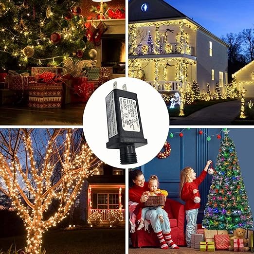 4.5V 1A LED Controller LED Transformer Class 2 Power Supply, IP44 Waterproof Low Voltage Transformer US Plug for Christmas Light, String Light