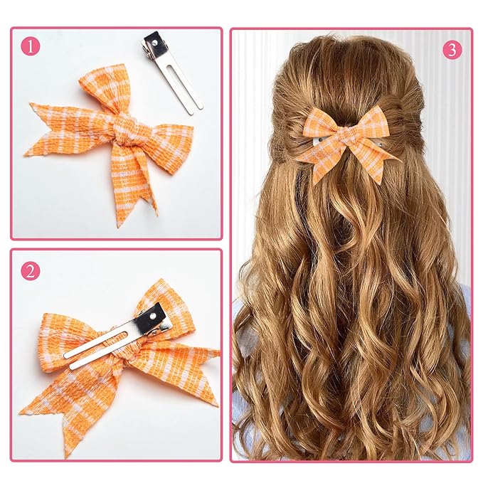 60Pcs Double Prong Pin Curl Clips, Gingbiss 1.8" Duck Billed Hair Clips for Styling Sectioning, alligator hair clips with Storge Box for Makeup, Hair Salon, Barber, DIY