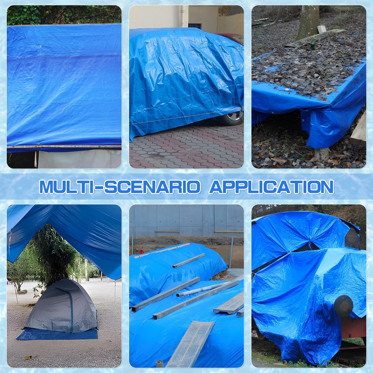 12x12Ft Swimming Pool Ground Cloth,Waterproof Square Swimming Pool Liner Pad for Above Ground Swimming Pools Heavy Duty Pool Ground Mat Protector Pad Pool Tarp