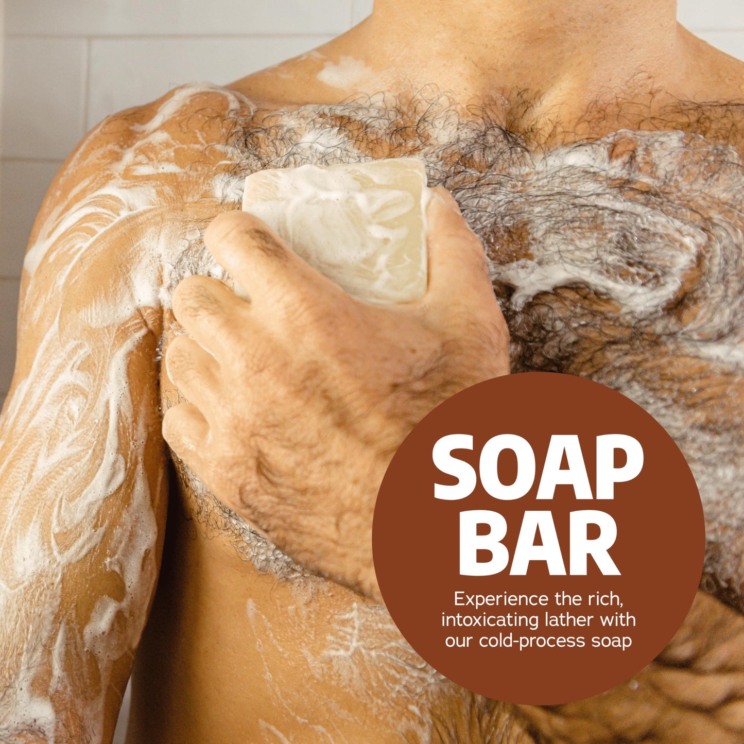 Dr. Squatch Natural Men’s Bar Soap - Cold Process Body Soap Bar with Natural Oils - Gifts for Men - Wood Barrel Bourbon (5 oz, 3-Pack)