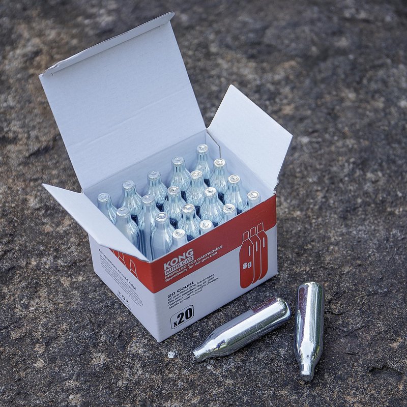 KONG MING CAR 8 Gram / 12 Gram CO2 Cartridges, Non-Threaded,High-Grade CO2 Cylinder CO2 Cartridges for Paintball Guns,Pellet Guns, BB Guns and Airsoft Guns (8G-20P)