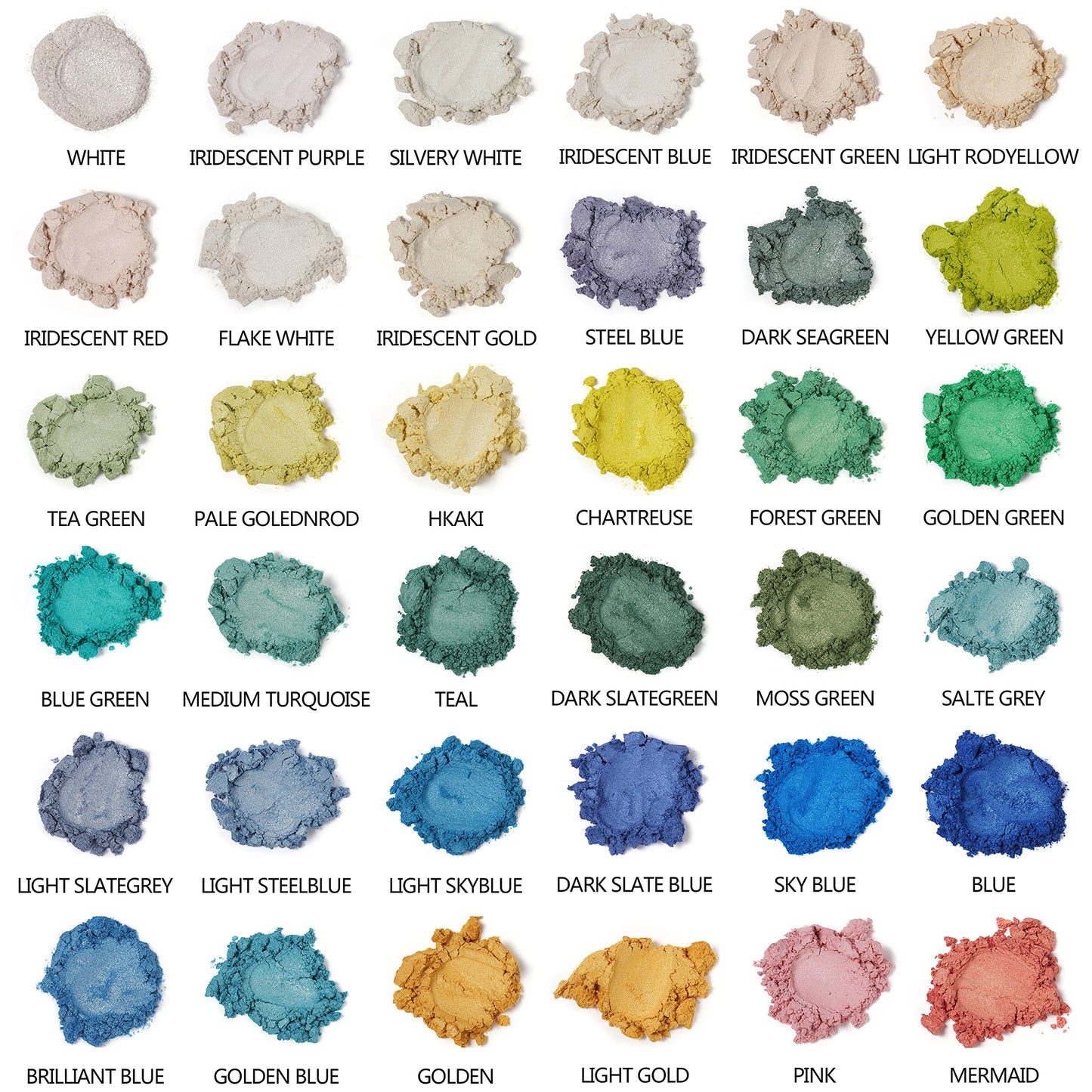 Smalltongue Mica Powder for Epoxy Resin, 72 Colors, 0.35 oz(10g) Bottles Mica Glitter, Mica Pigment for Lip Gloss, Soap Making, Bath Bomb, Art Crafts, Resin Dye, Nails