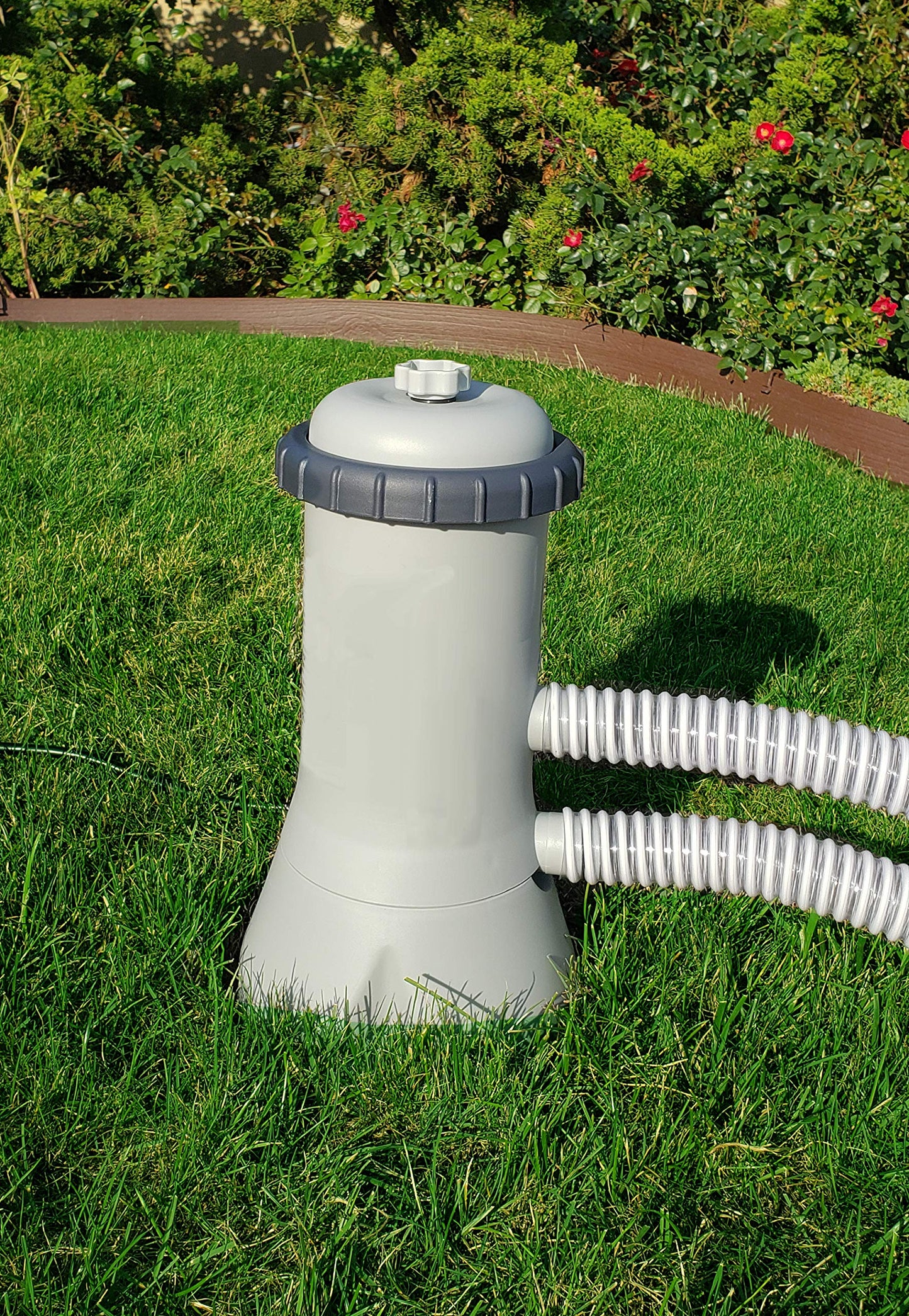 Sealproof 1.25" (32mm) Pool Filter Pump Connection Hose for 1-1/4 Inch Above Ground Pools and Intex Systems, 20 FT Premium Quality PVC Made in USA | Cut to Desired Length, Includes 4 Hose Clamps