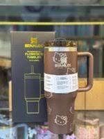 Stanley x Hello Kitty Limited Edition Tumbler – Brown Gloss Finish with Handle