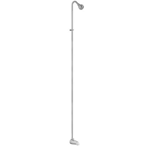 Convertor Shower Unit Spout-Type Add-On Tub Shower Conversion Kit Polished Chrome
