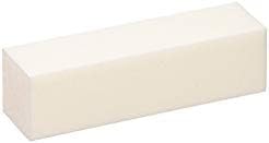 ForPro Professional Collection Buffing Block, Super White, 180/240 Grit, Four-Sided Manicure and Pedicure Nail Buffer, 3.75" L x 1" W x 1" H, 20-Count