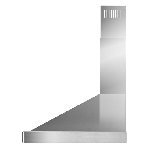 COSMO COS-63175 30 in. Vista Collection 380 CFM Ducted Wall Mount Range Hood, Button Controls, LED Lights, Stainless Steel