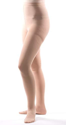 Allegro 30-40 mmHg Surgical 303 Support Compression Pantyhose - Comfortable Women's Compression Hose with Closed Toe