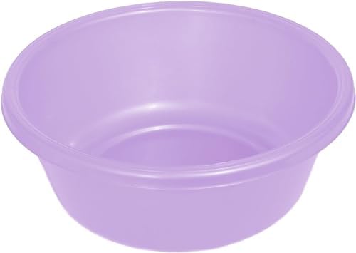YBM HOME Round Plastic Wash Basin 1151, 13 inch Holds like 3 Gallons (1, Purple)