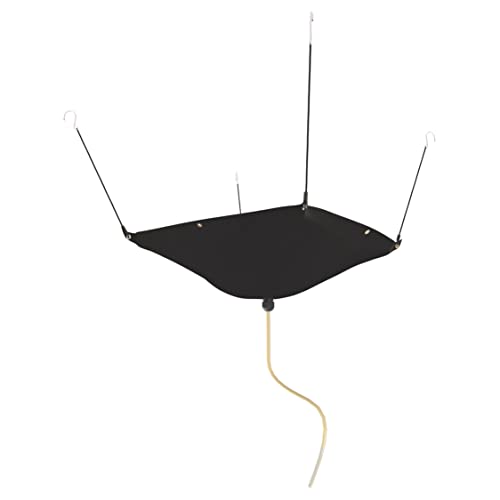 Ceiling Roof Leak Drip Diverter Tarp Heavy Duty Rain Diverter Kit for Roof with Drainage Black 10' x 10'
