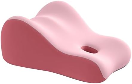 Couples Butt Cushion Pillow for Intimacy, Low-Profile Ergonomic Memory Foam Pillow for Bed, Home Pillows for Sitting and Lying, Recovers After Impact, Provides Intimacy Support (Pink)