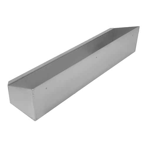 Extreme Max 5001.6449 Wall-Mount Aluminum 8-Quart Liquids Storage Shelf for Race Trailer, Garage, Shop, Enclosed Trailer, Toy Hauler - Holds Eight 1-Quart (32 oz.) Bottles, Silver