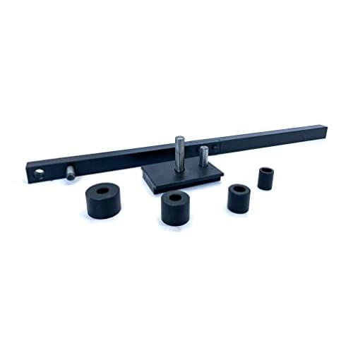 Bend up to 3/8 diameter mild steel rod, Metal Bender Forming Tool/rod bender/rebar bender,Includes dies for 3/4, 1, 1-1/4, and 1-1/2" diameter bends
