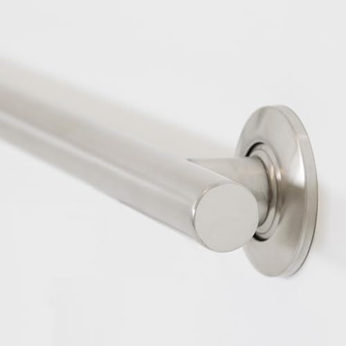 Seachrome 36-inch Coronado Designer Straight Bathroom Shower Grab Bar, Satin Stainless Steel, Brushed Nickel