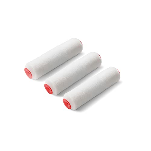 FLY HAWK Paint Roller Covers, 9" Roller Covers, Pack of 3, Covers for Paint Rollers, Naps for Paint Roller Brush, Roller Naps, House Painting Supplies, Nap for Roller Frame (White) (3 PCS)