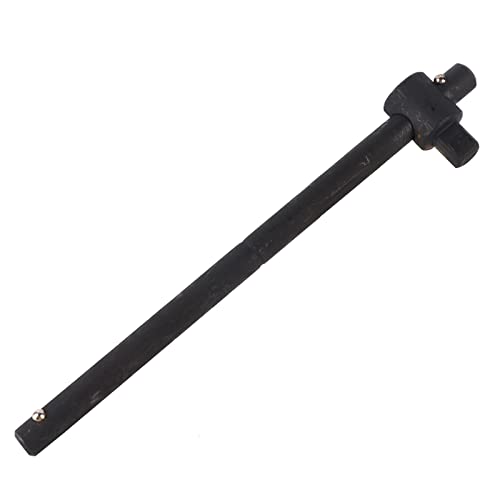 1/2" T-Handle Sliding Wrench Breaker Bar, 9.84 Inch Heavy Duty Steel Drive Socket Hand Tool, Gifts for Men & Dad