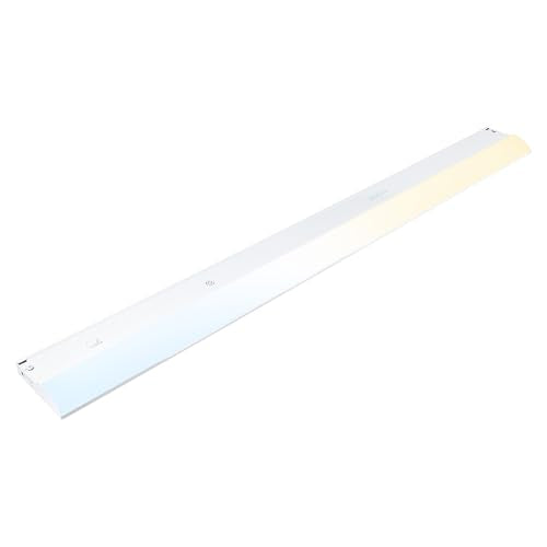 Enbrighten 36 inch Hardwired Under Cabinet Lights, 2385 Lumens, Five White Settings from (2700K-6500K), Full Range Dimmable, Under Counter Light, Linkable Under Counter Lights for Kitchen 82923-T1