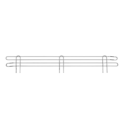 METRO L36N-4C Super Erecta 4" High Stackable Ledge for Wire Shelving, Chrome, 36"