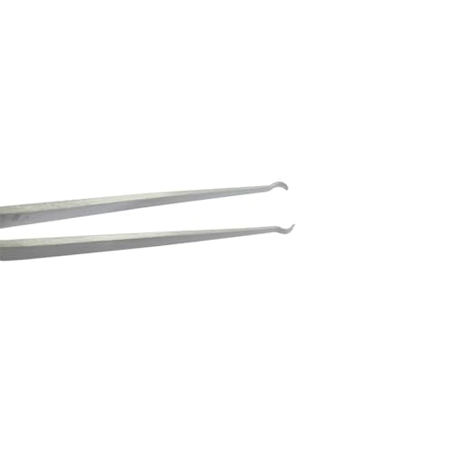 Lock Pin Tumbler Tweezers for Locksmith Pinning & Rekeying Kit Stainless Steel Straight Round Open Slot Tweezers Metal Wire Holding Tweezers Locksmith Tools