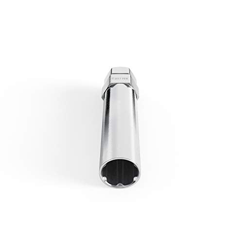 StanceMagic Large 6 Point Spline Drive Tuner Replacement Socket Key Tool for for Six Spline Truck SUV Wheel Lock Lug Nuts - 20mm Inner Diameter - 21mm 13/16" 22mm 7/8" Hex Socket Wrench - Silver